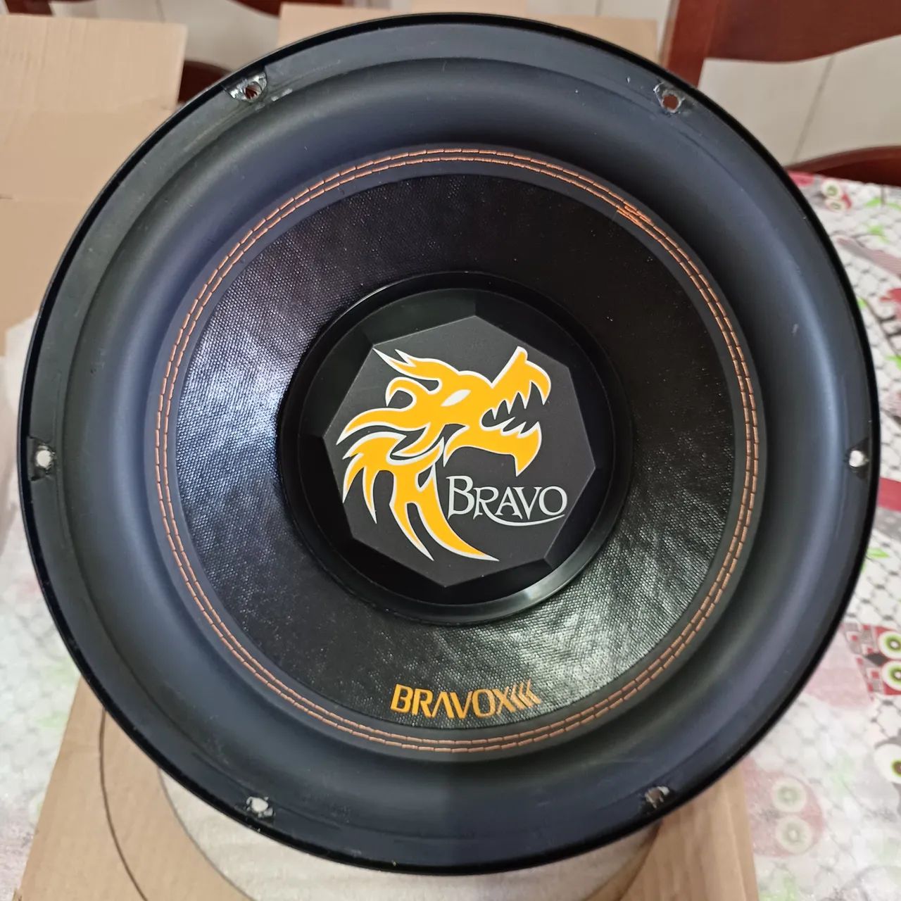 Par de alto falantes Subwoofer Bravox 12 Polegadas 350W 4 Ohms 