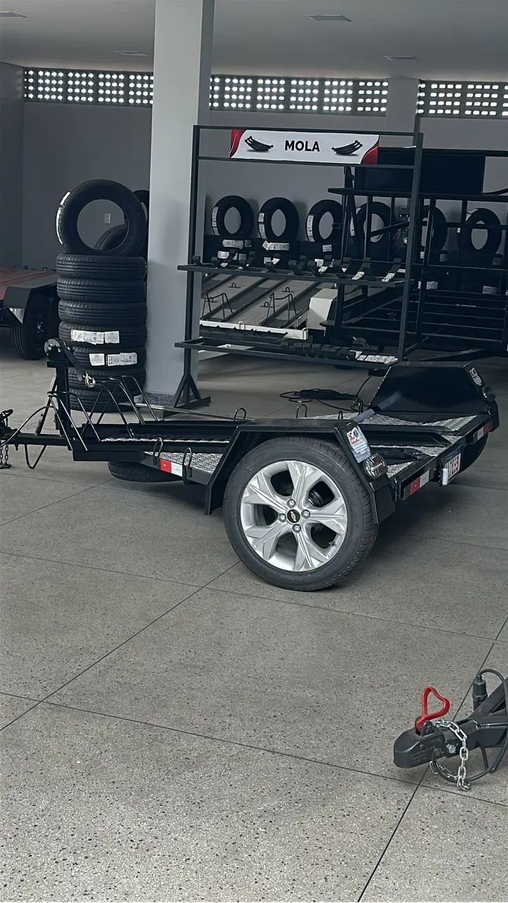 Carretinha completa c/ estepe e rodas aro 16 