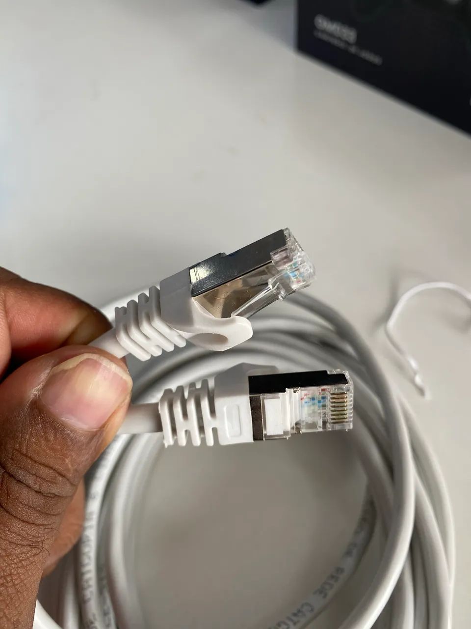 Cabo de Rede Cat 6 com 5 Metros para CFTV e Rede, Até 1000Mbps, Cinza - It-Blue  - Foto 4
