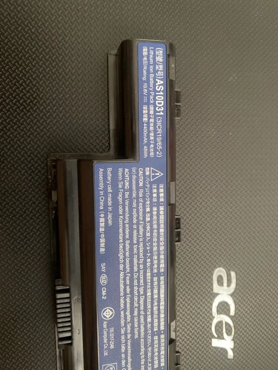 Bateria De Notebook Acer 4252 5741 4771 4551 5552 Preta - Foto 4