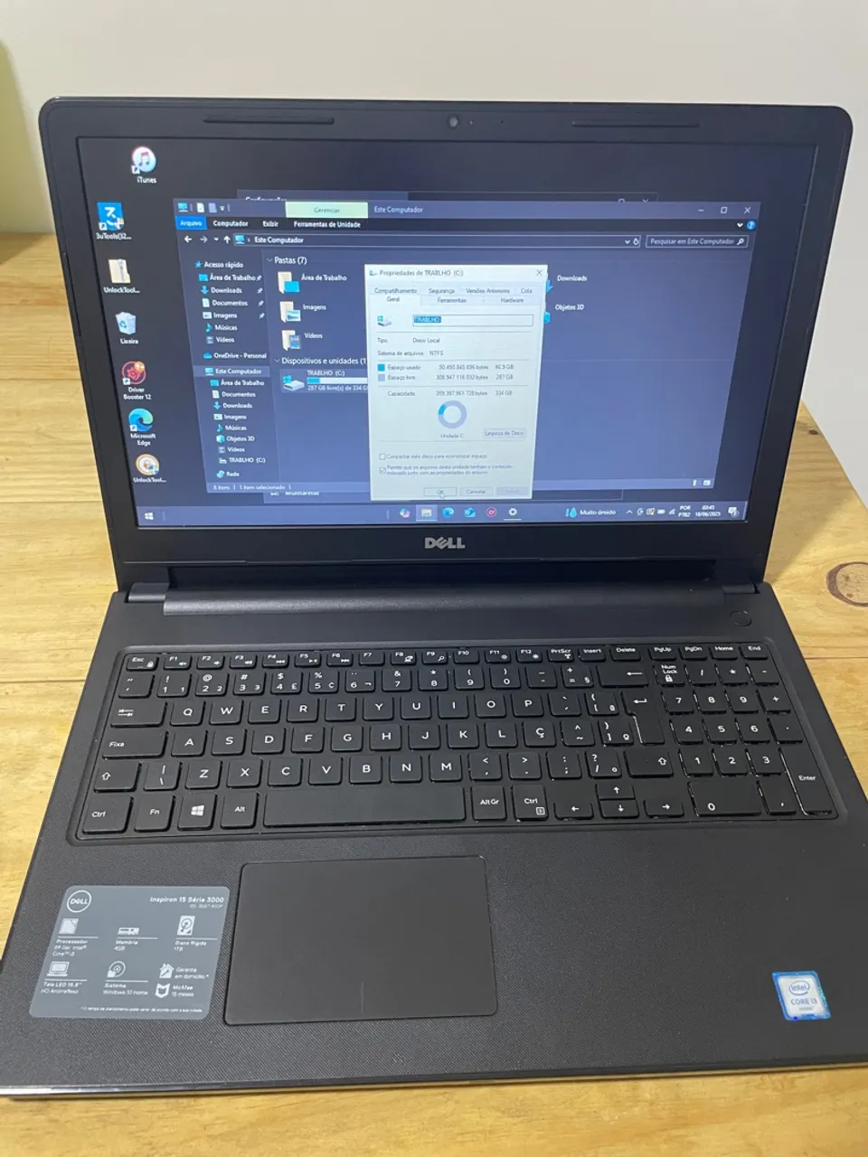 Notebook core i3-6006u