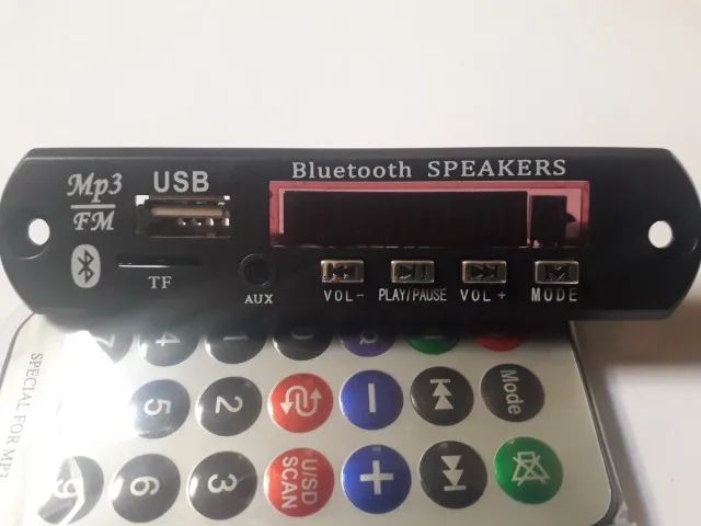 Placa Usb Bluetooth 5.0 Mp3 Rádio Fm so sinal - Foto 5