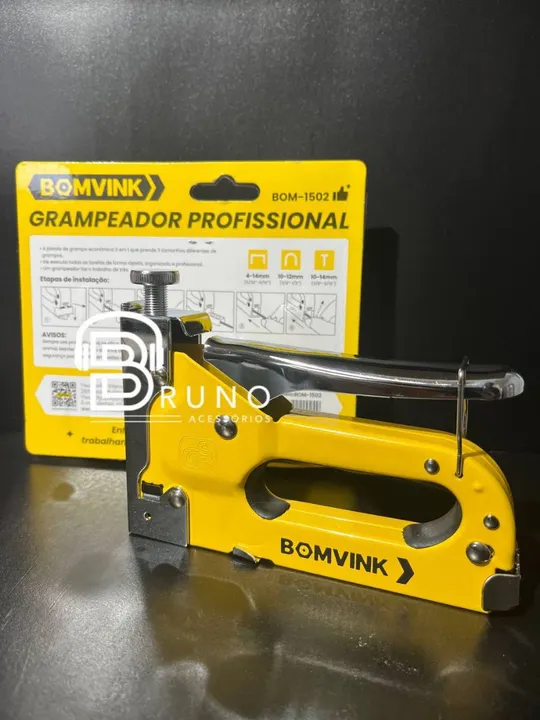 Grampeador Profissional BOM-1502