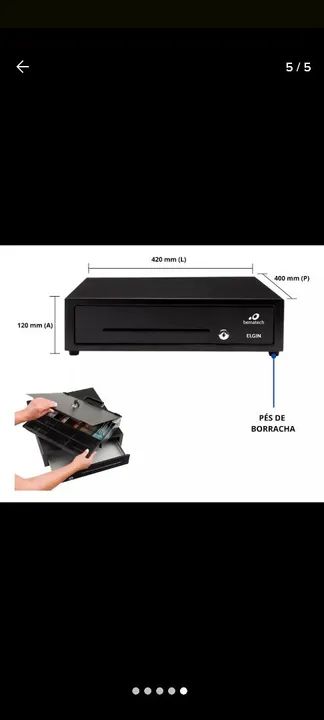 Gaveta de Dinheiro Elgin - Nova