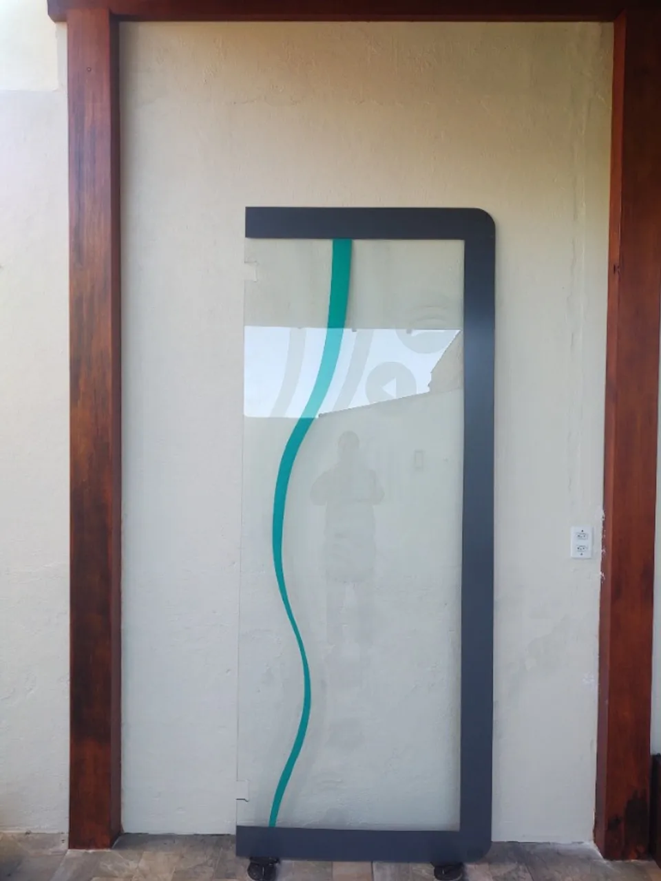 Porta de vidro 230 x 89