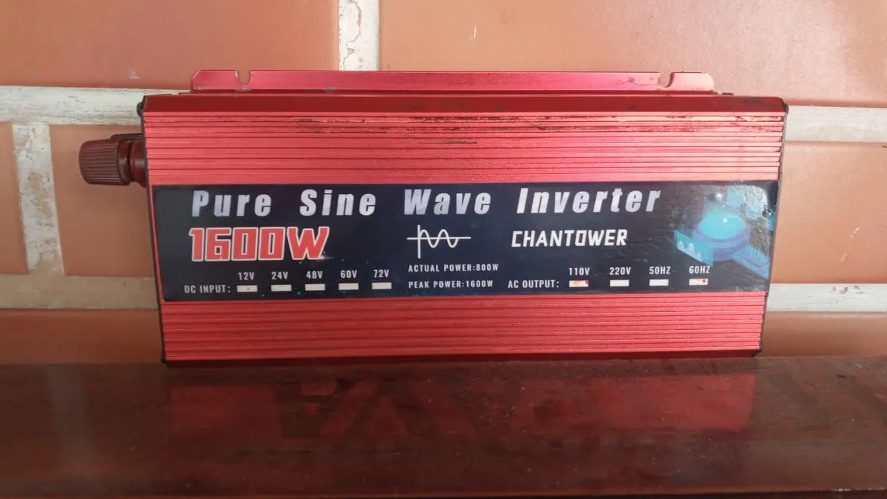 Inversor de Tensão 1500W (pico )  Pure Sine Wave - Foto 3