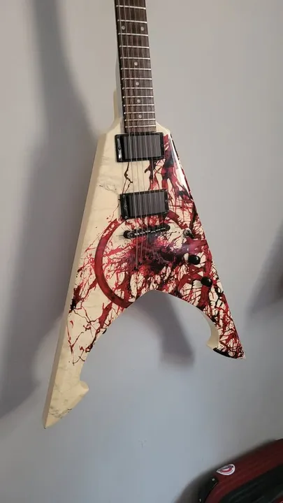 Guitarra Dean Tyrant X Splatter Michael Amott