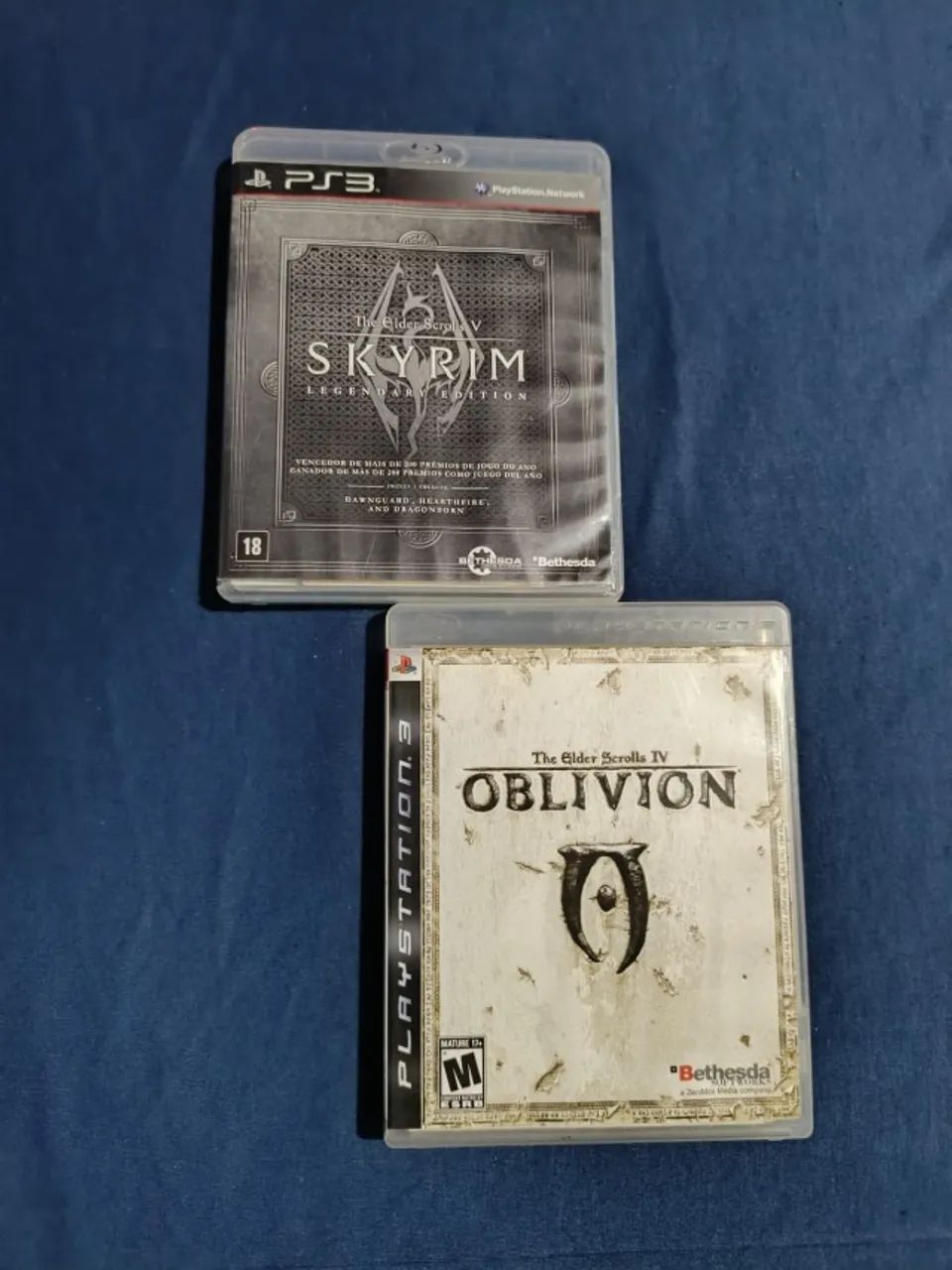 Jogos Para PS3 The elder scrolls 4 oblivion e 5 Skyrim Legendary Edition - Faço OLX PAY
