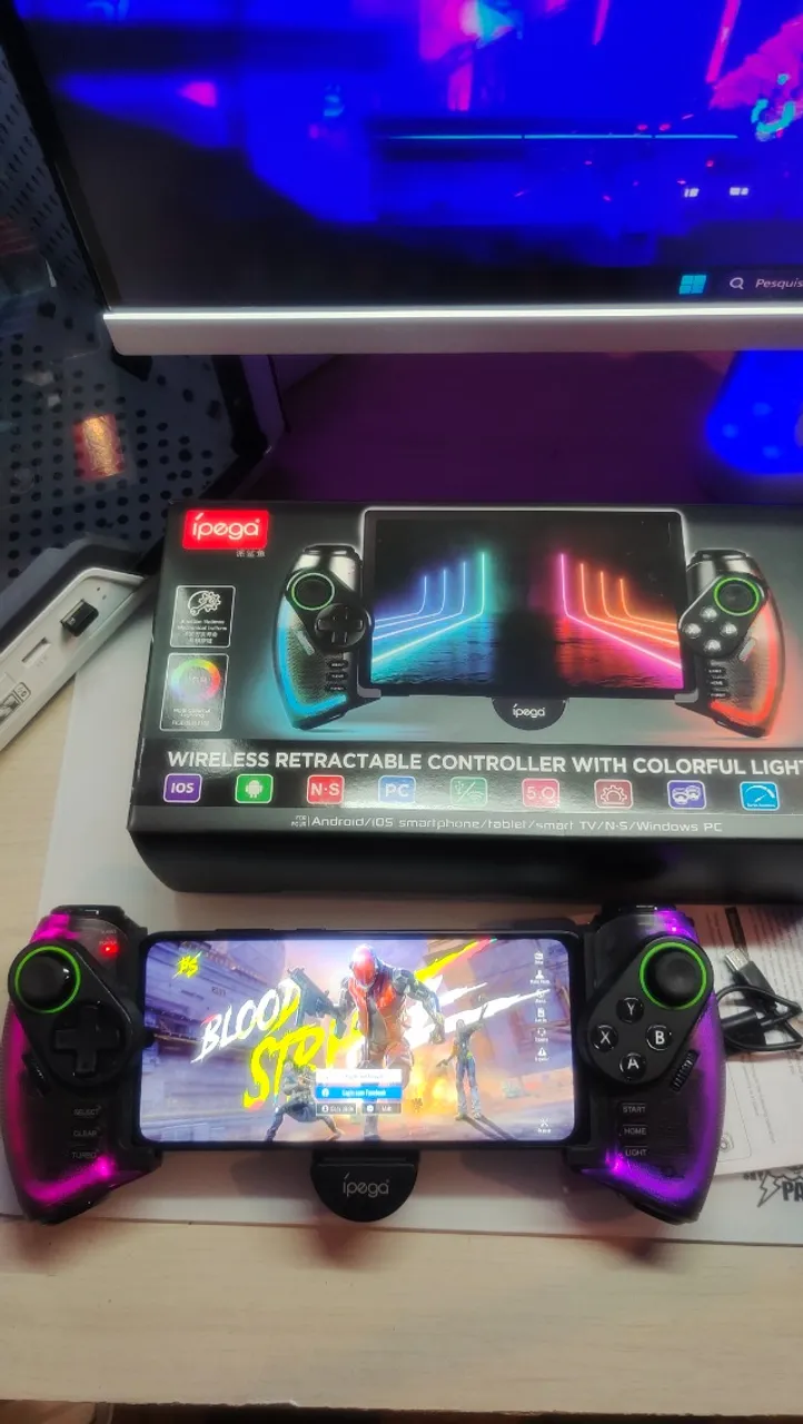 Controle Bluetooth Celular e Tablet Ipega PG-9777S - Edição Especial