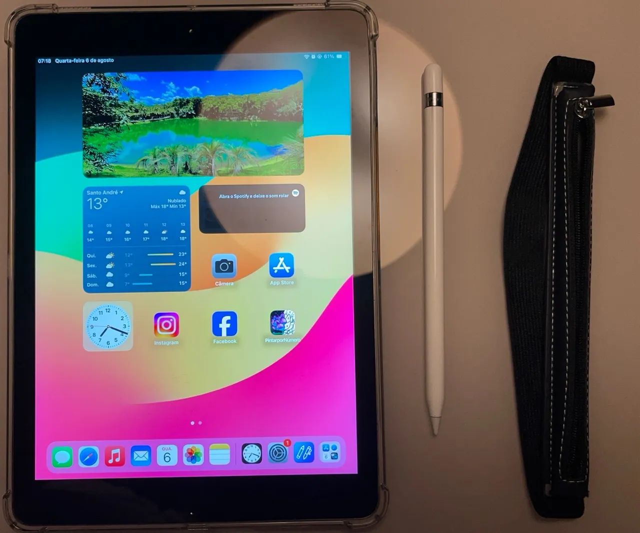 iPad本体 iPad 6th Wi-Fi 128GB+SLIIM FOLIO+Pencil Comprar iPad Wi-Fi + Cellular 128 GB – Rosa - Apple (BR)