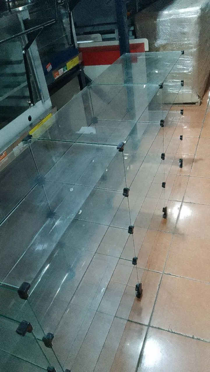 Vitrine de Vidro 1,20m x 0,40m x 0,88m - Foto 4