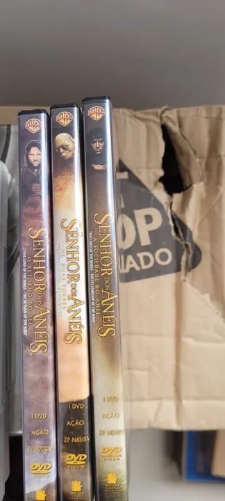 O Senhor dos Anéis - Trilogia Completa em DVD - Foto 3