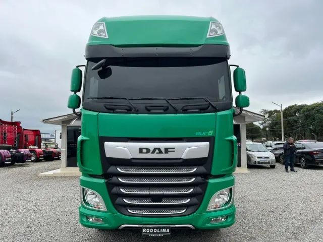 Daf Xf 480 6x2 ano 2023/2023 Verde Susp. Mola Teto Alto - Foto 2