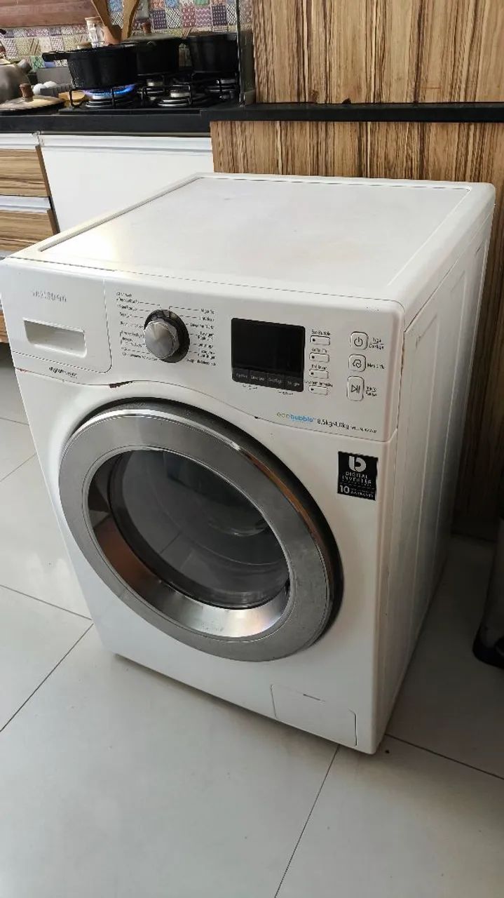 Lavadora Samsung Eco Bubble 8,5kg