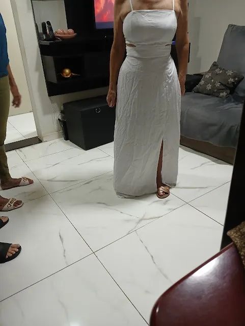 Vestido Branco Longo