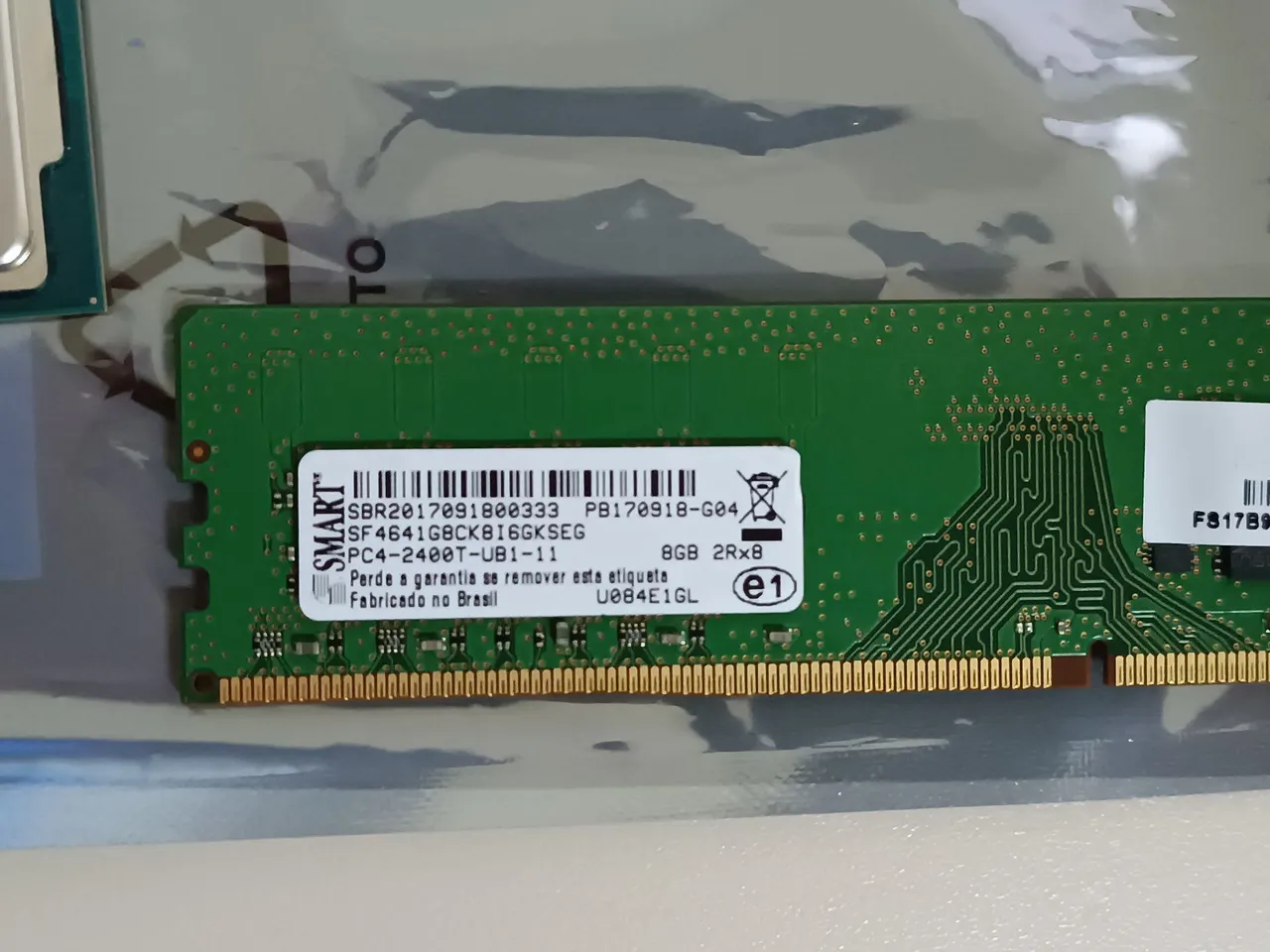 Memória RAM Smart 8GB DDR4 2400MHz
