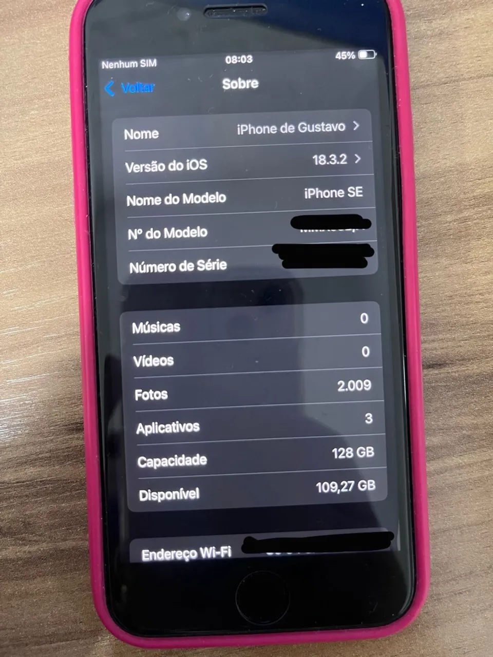 Iphone SE 3 geração