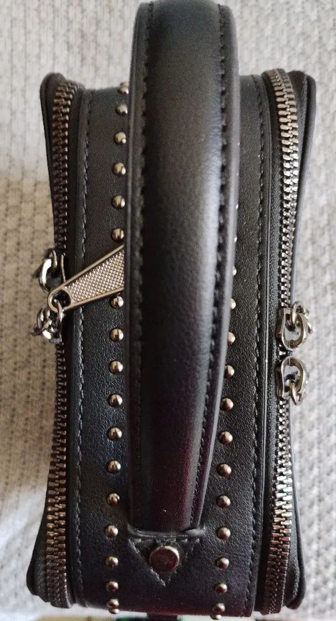 Bolsa de mão preta elegante - Foto 3