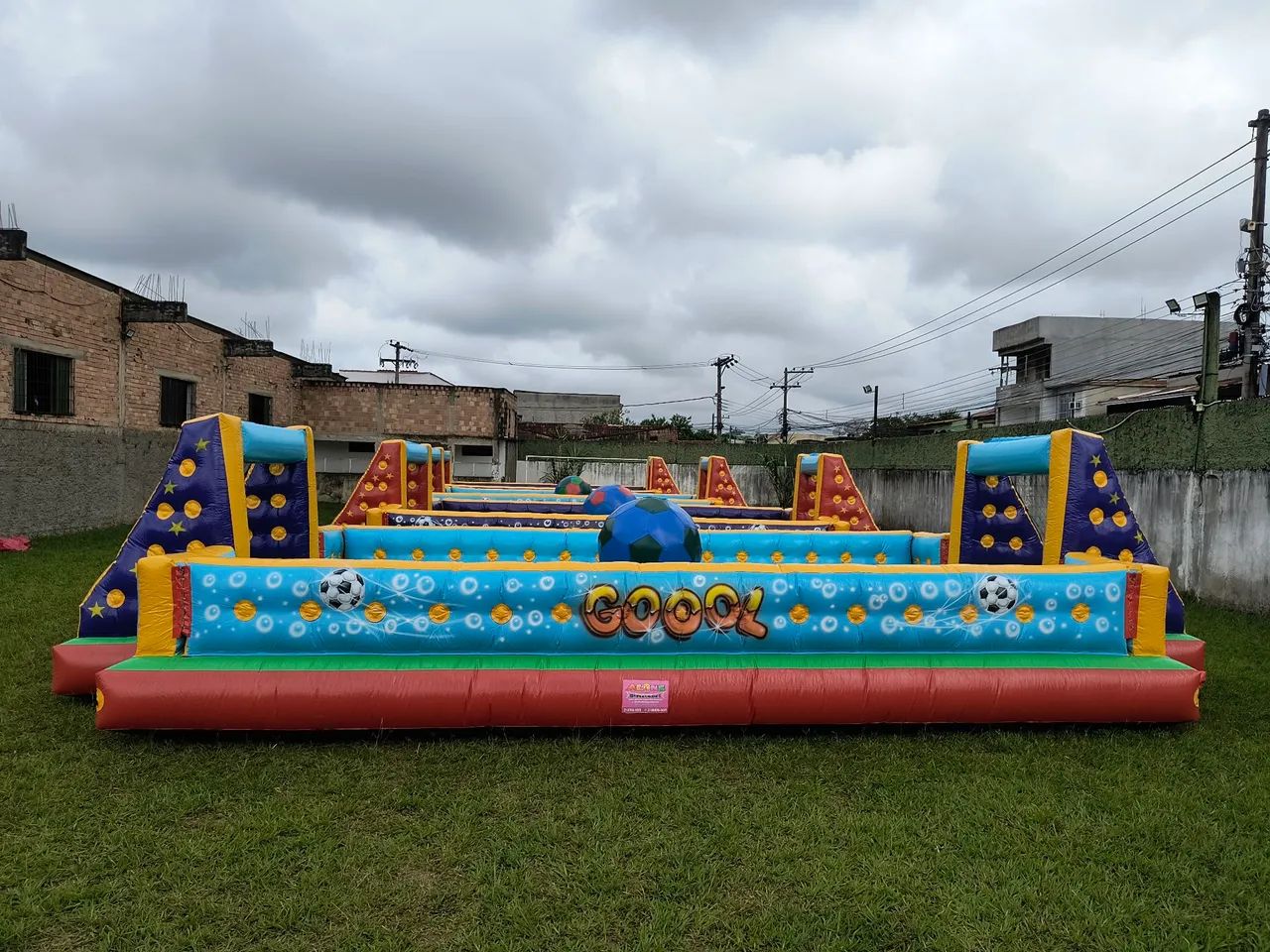 Futebol de sabão a pronta entrega  3 tamanhos  - Foto 2