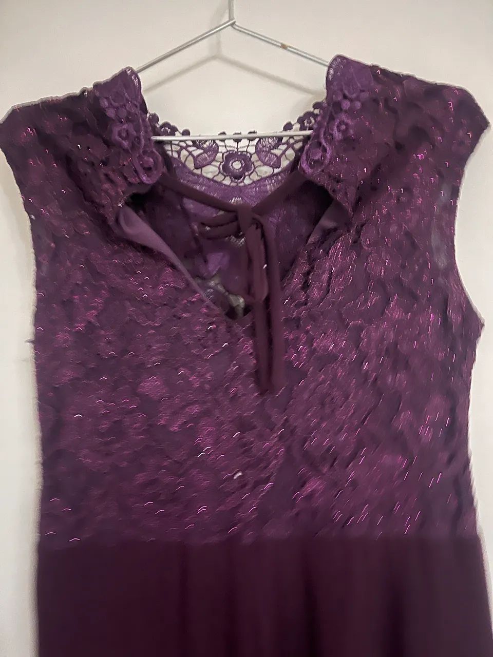 Vestido de festa roxo