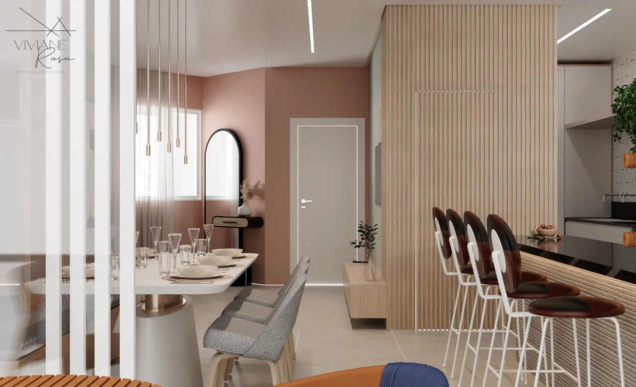 Apartamento tipo em construção no Bairro Santa Clara.