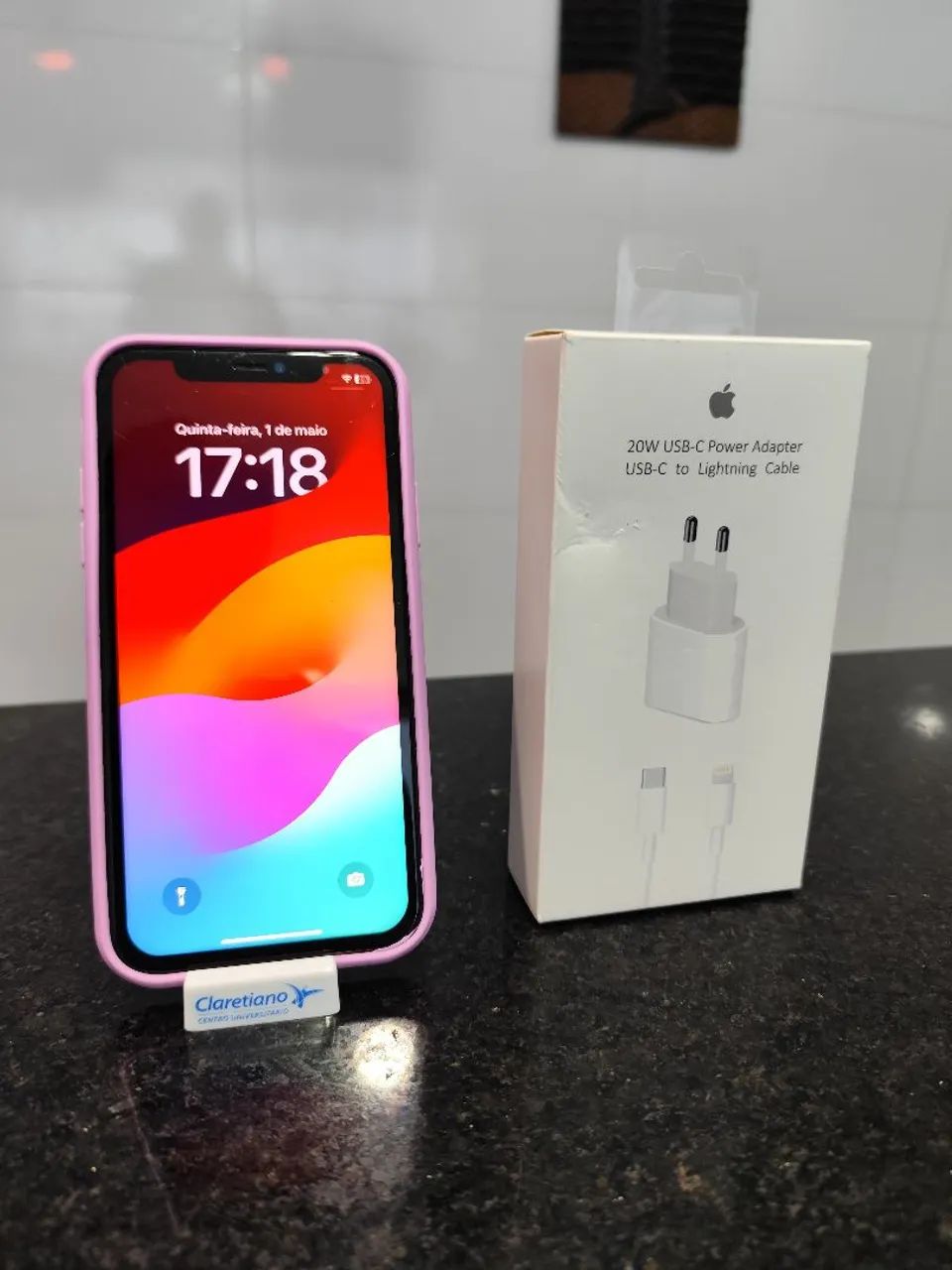 iPhone 11 128 gigas bem conservado, bateria 81%,todo original  - Foto 3