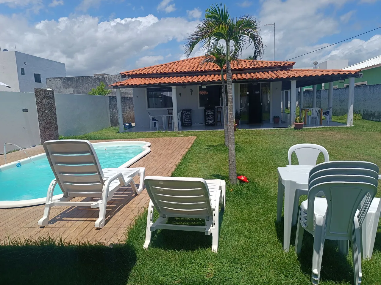 Casa com piscina 4/4, Condomínio Parque das árvores Jacuípe