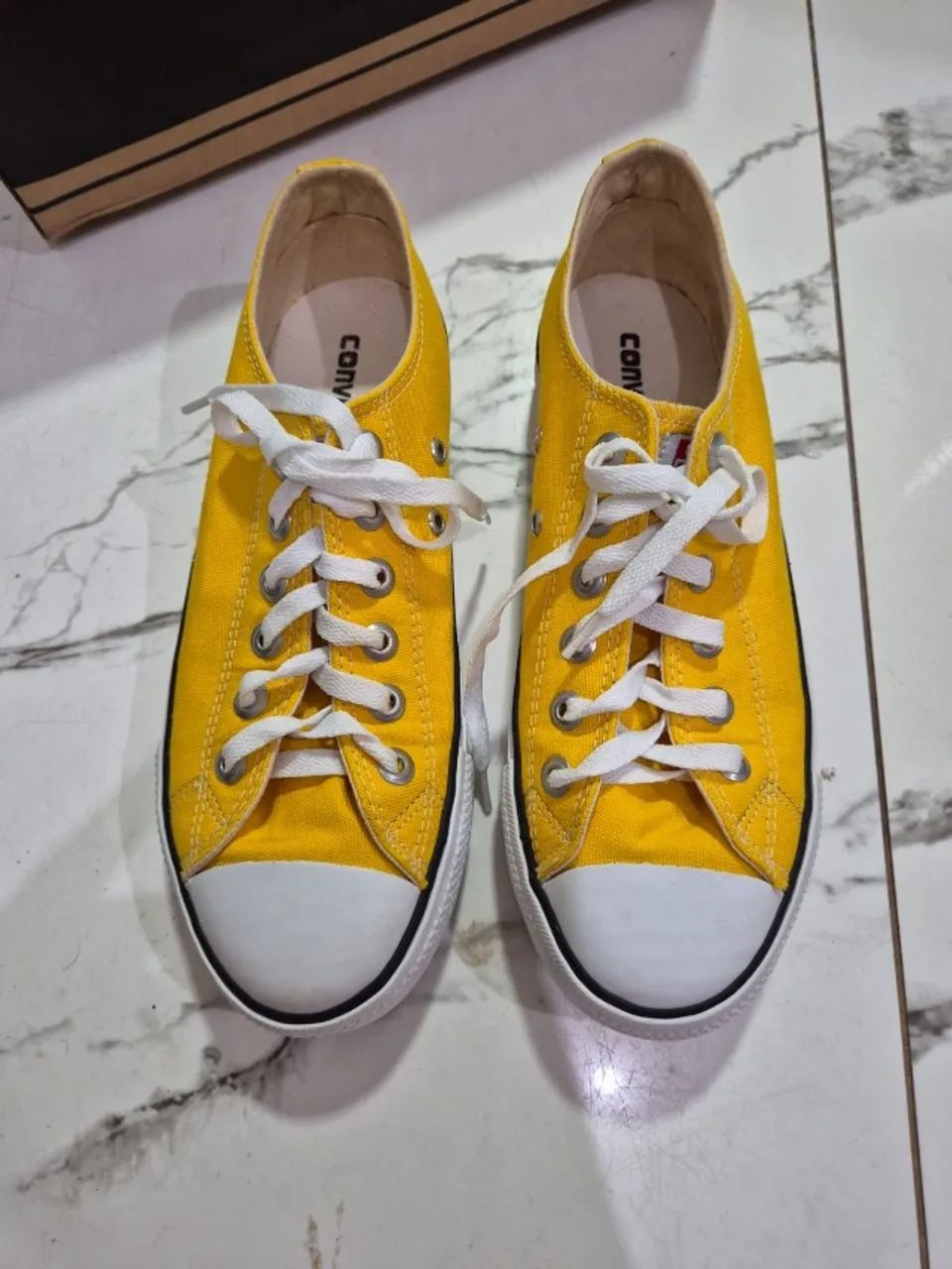 Tênis Converse All Star CT AS Core ox Cano Baixo Amarelo Tamanho 37 