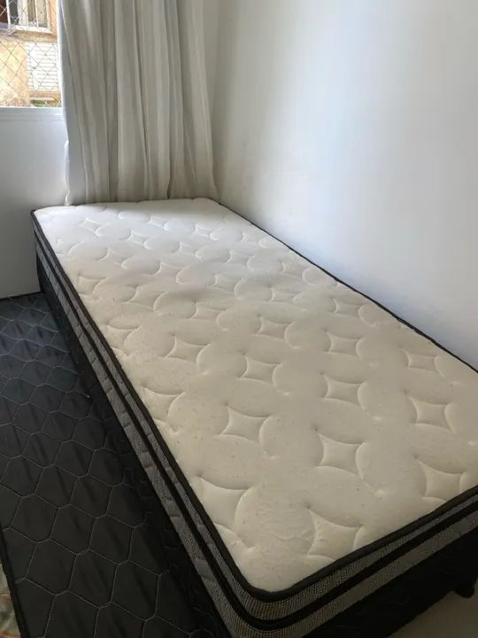 Cama box auxiliar solteiro 
