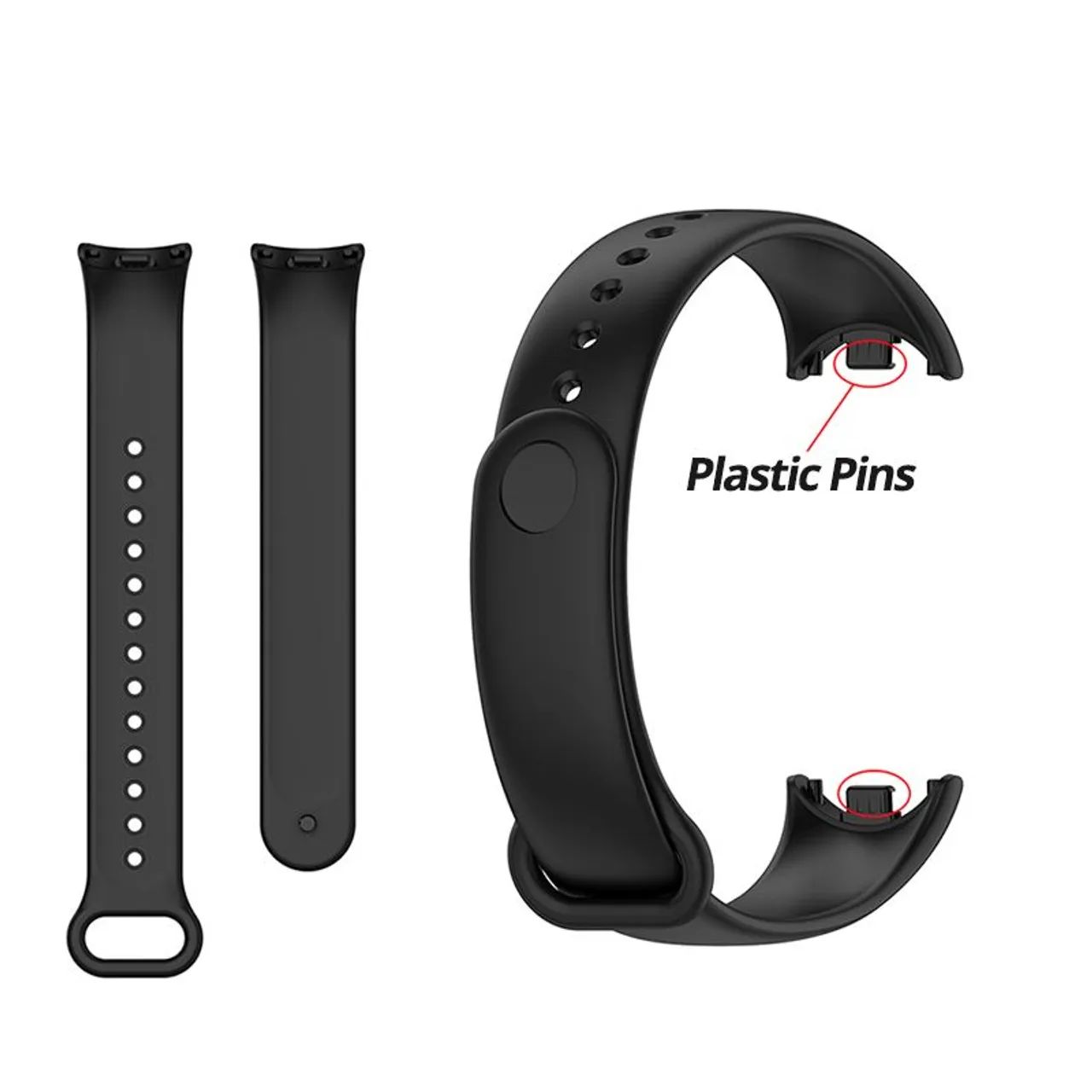 Pulseira Silicone Xiaomi Mi Band 8 Mi Band 9 - Diversas Cores - Foto 3
