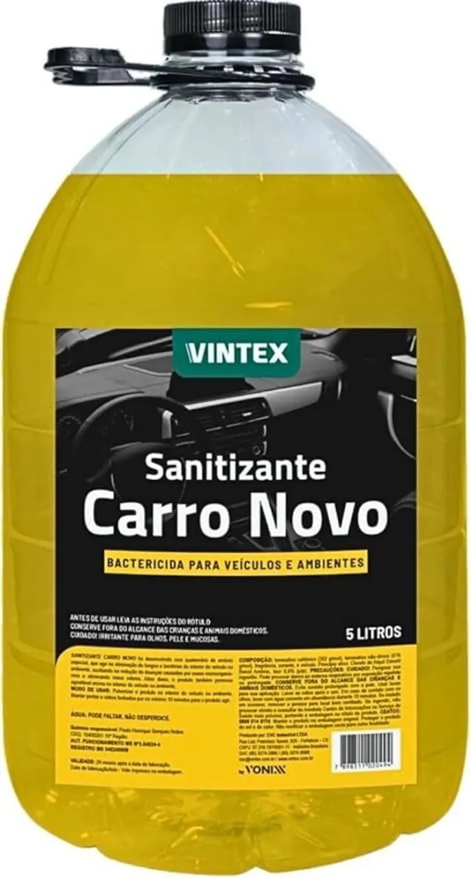 SANITIZANTE CARRO NOVO 5L VONIXX