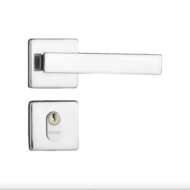 Fechadura Pado Externa Roseta Quadrada Concept 408 40mm Cromada64872652569475121