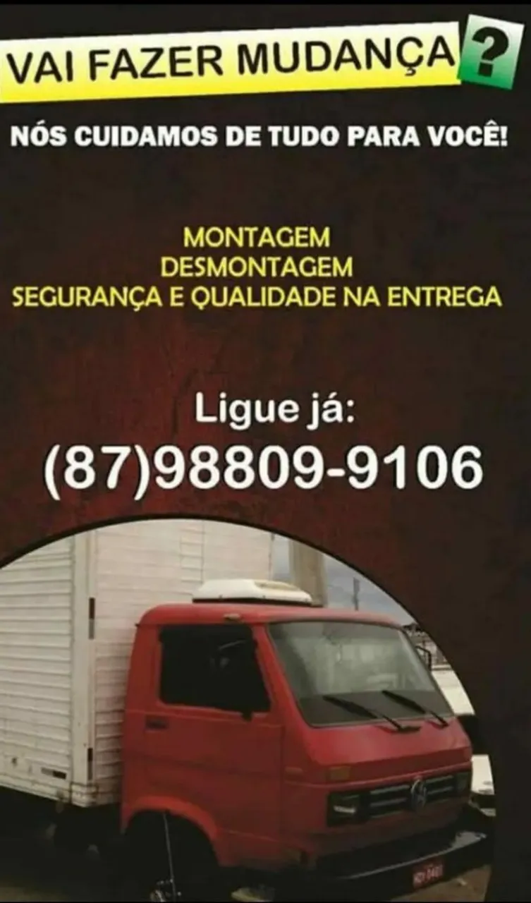 FRETES E MUDANÇAS EM PETROLINA, JUAZEIRO E REGIÃO DO VALE DO SÃO FRANCISCO