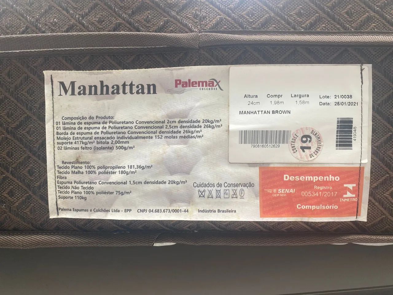 Colchão mola ensacada 1.58 - Foto 2