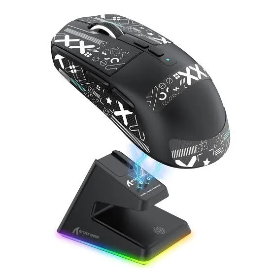 Mouse Gamer Sem Fio Attack Shark X3 Pro