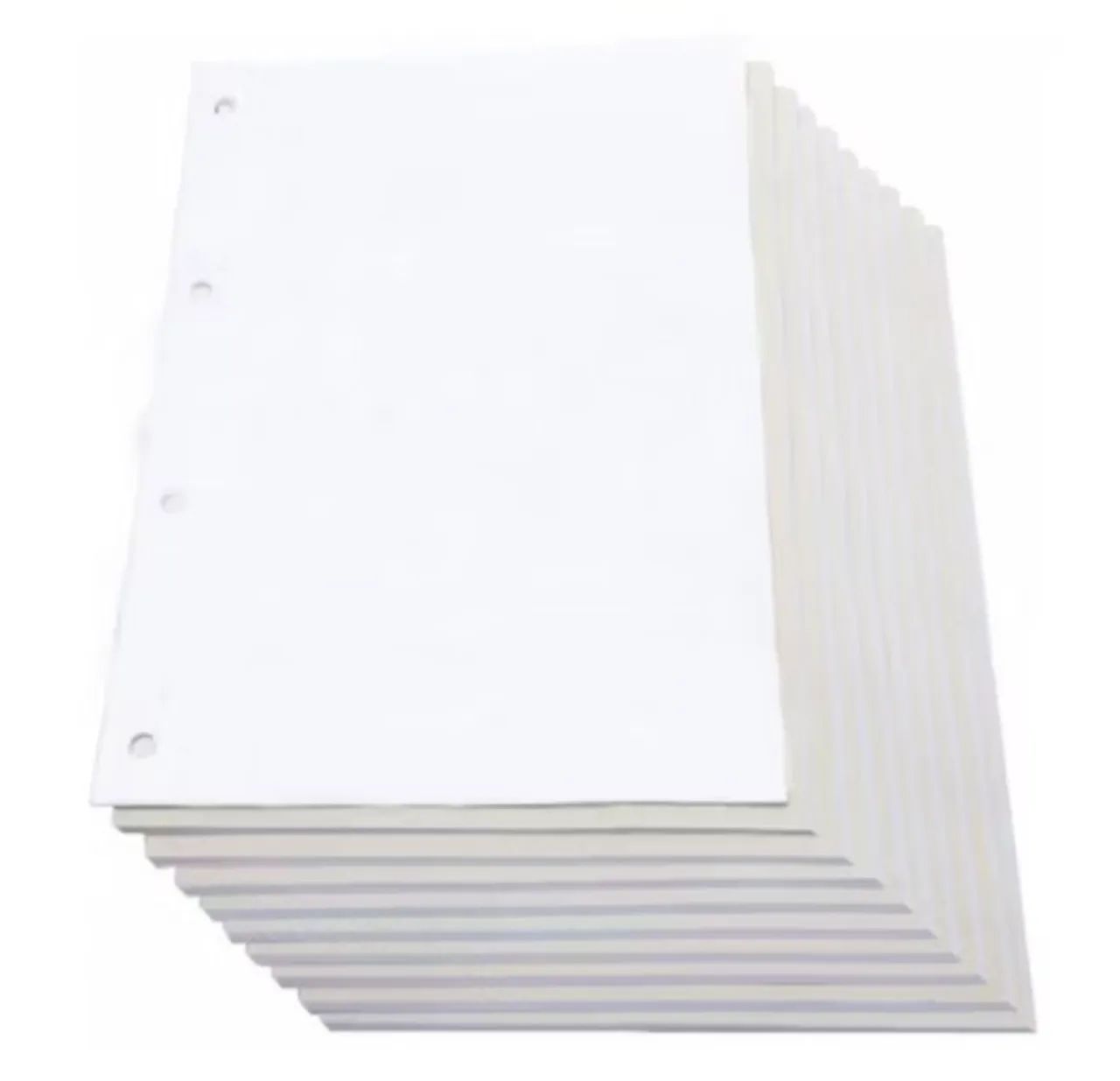 Bloco 400 folhas caderno argolado universitario em pauta