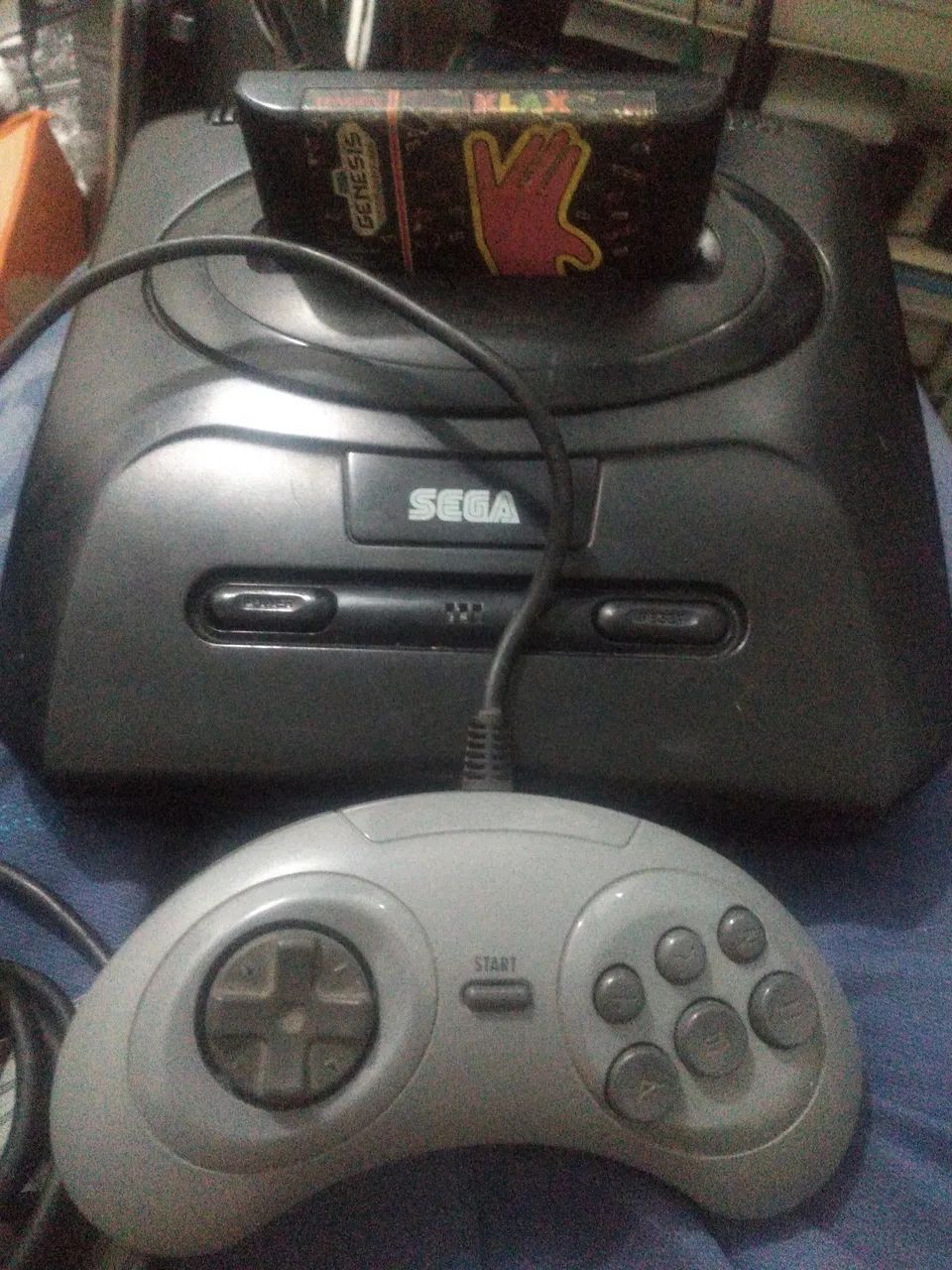 Mega drive 3 + cartucho e controle