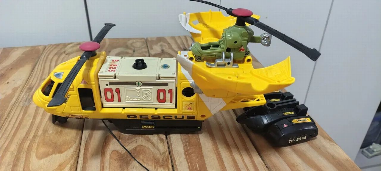 Helicóptero Equipe de Resgate Matchbox completo sem caixa. - Foto 2