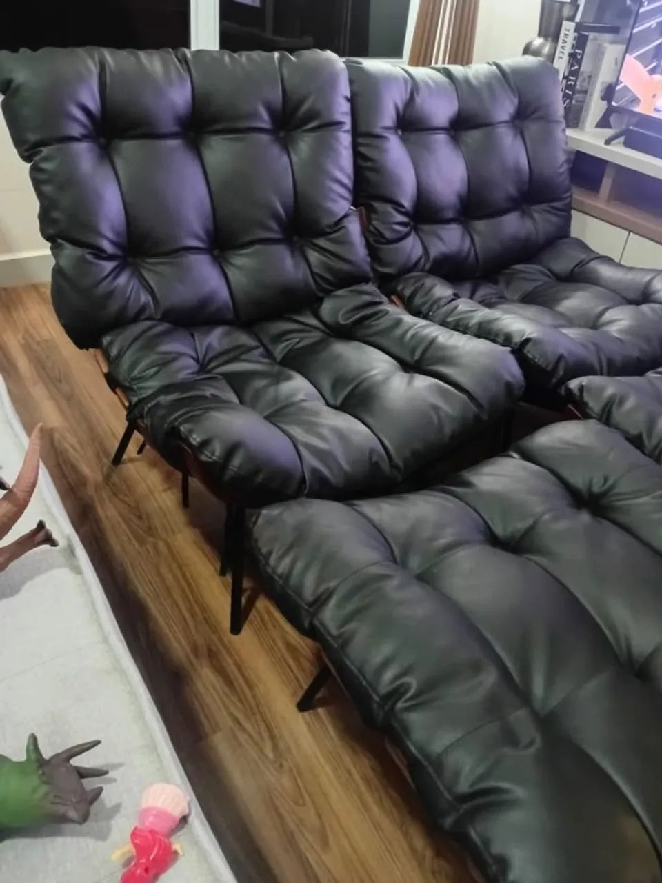 Poltrona Costela - Couro - Foto 3