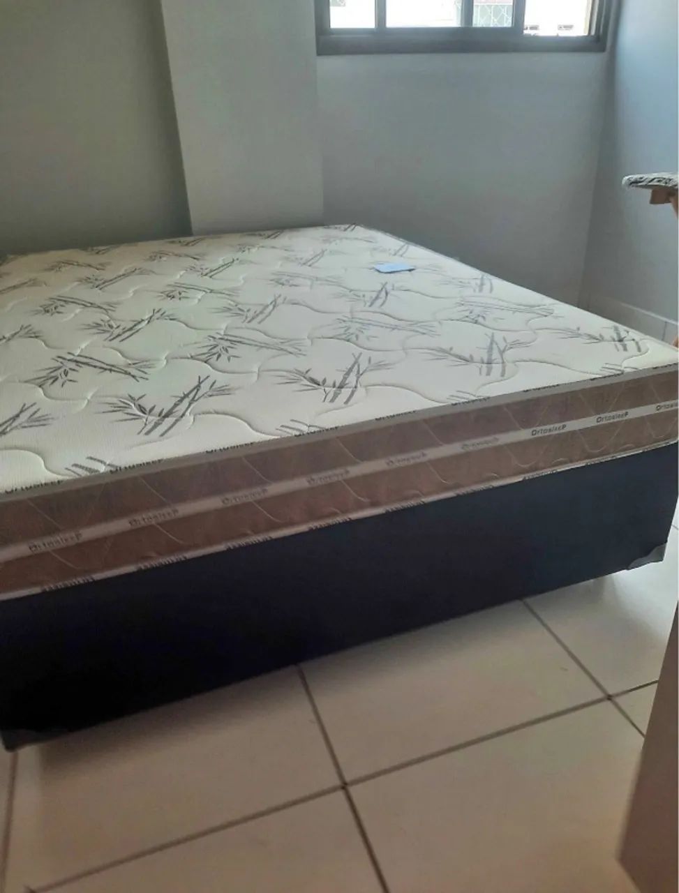 Cama box casal colchão d33 