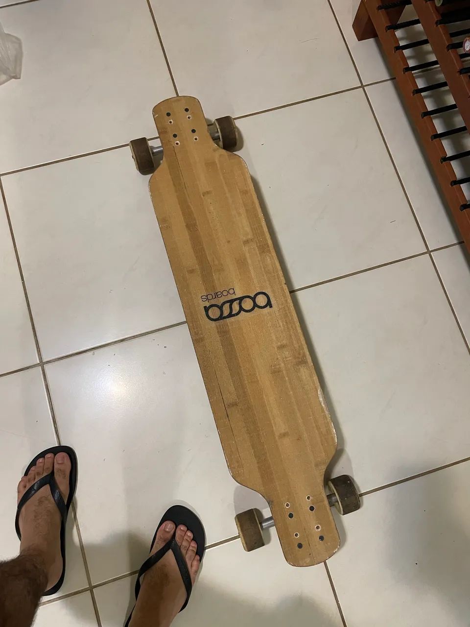 Skate Longboard shape Bossa Boards completo