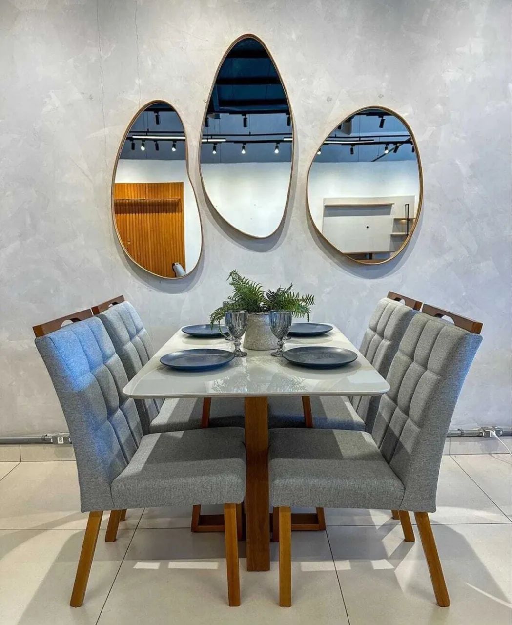Mesa de jantar 4/cadeiras 4666