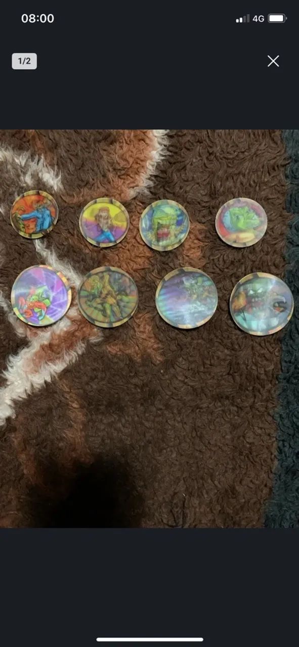 Pacote com 63 tazos diversos - Foto 5
