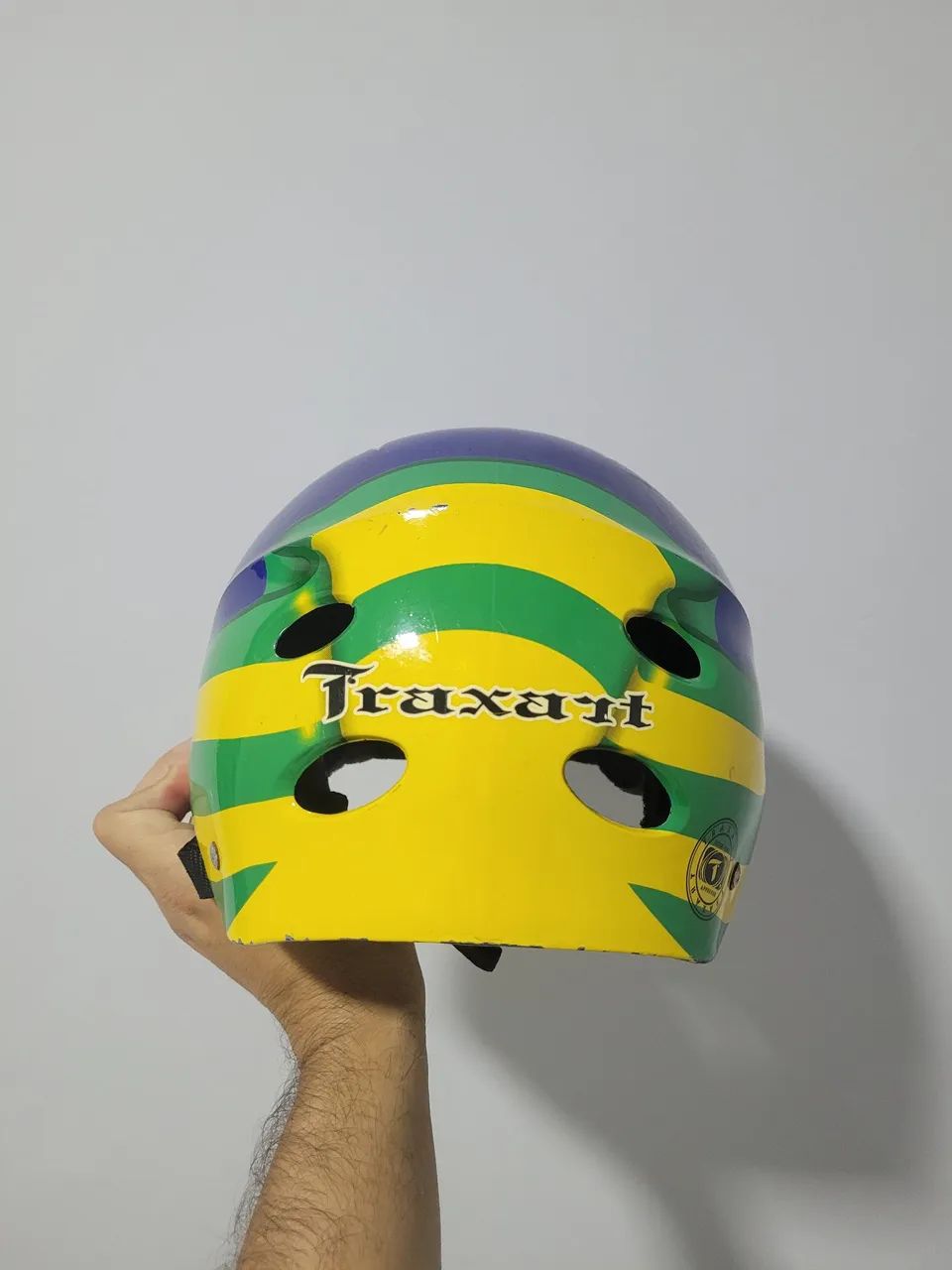 Capacete patis e skate Traxrt pro tamanho M Brasil - Foto 4
