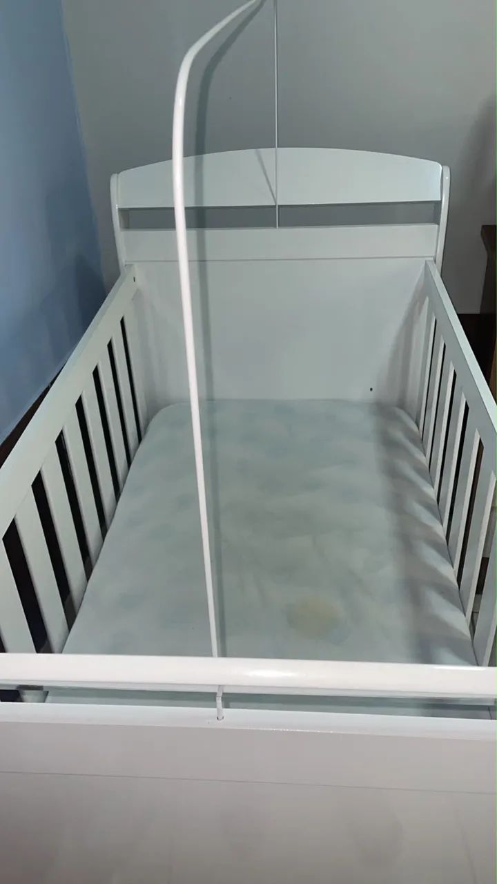 Berço + mosquiteiro (pouco usado) - Foto 4