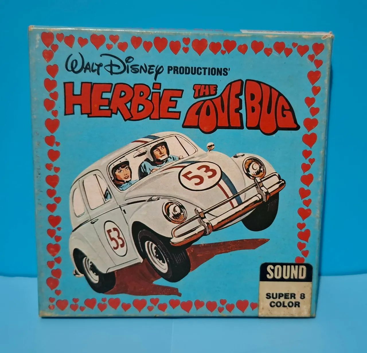 Filme Super 8 Sonoro Original Disney Herbie The Love Bug Color Sound (Leia a Descrição)