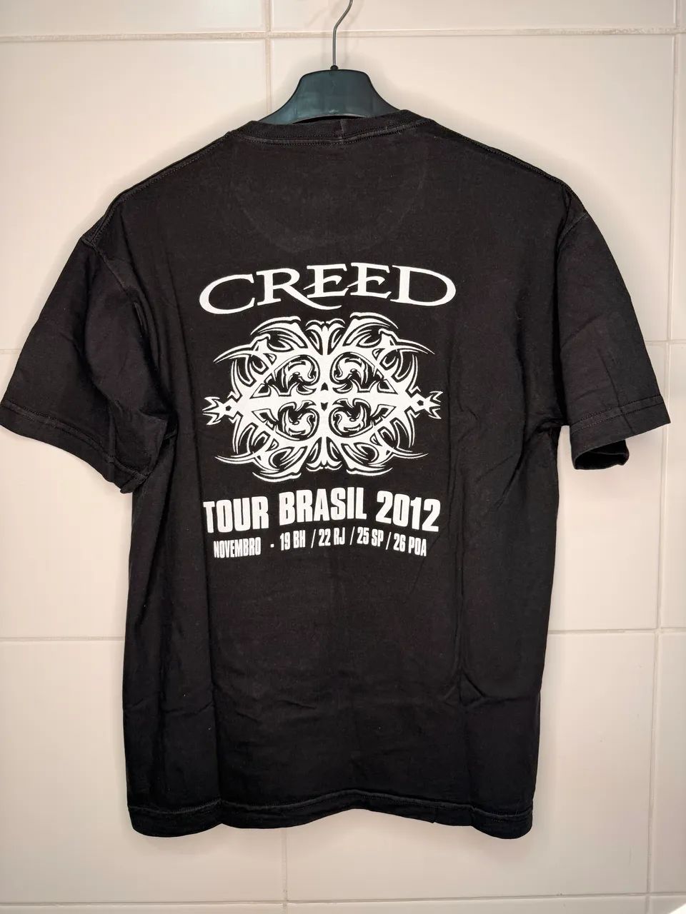 camiseta creed tour brasil 2012 g - Foto 2