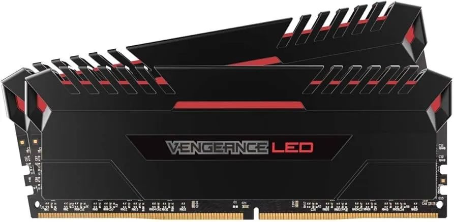 2x8 GB Memória RAM Corsair Vengance LED - 3000 MHZ - Foto 2