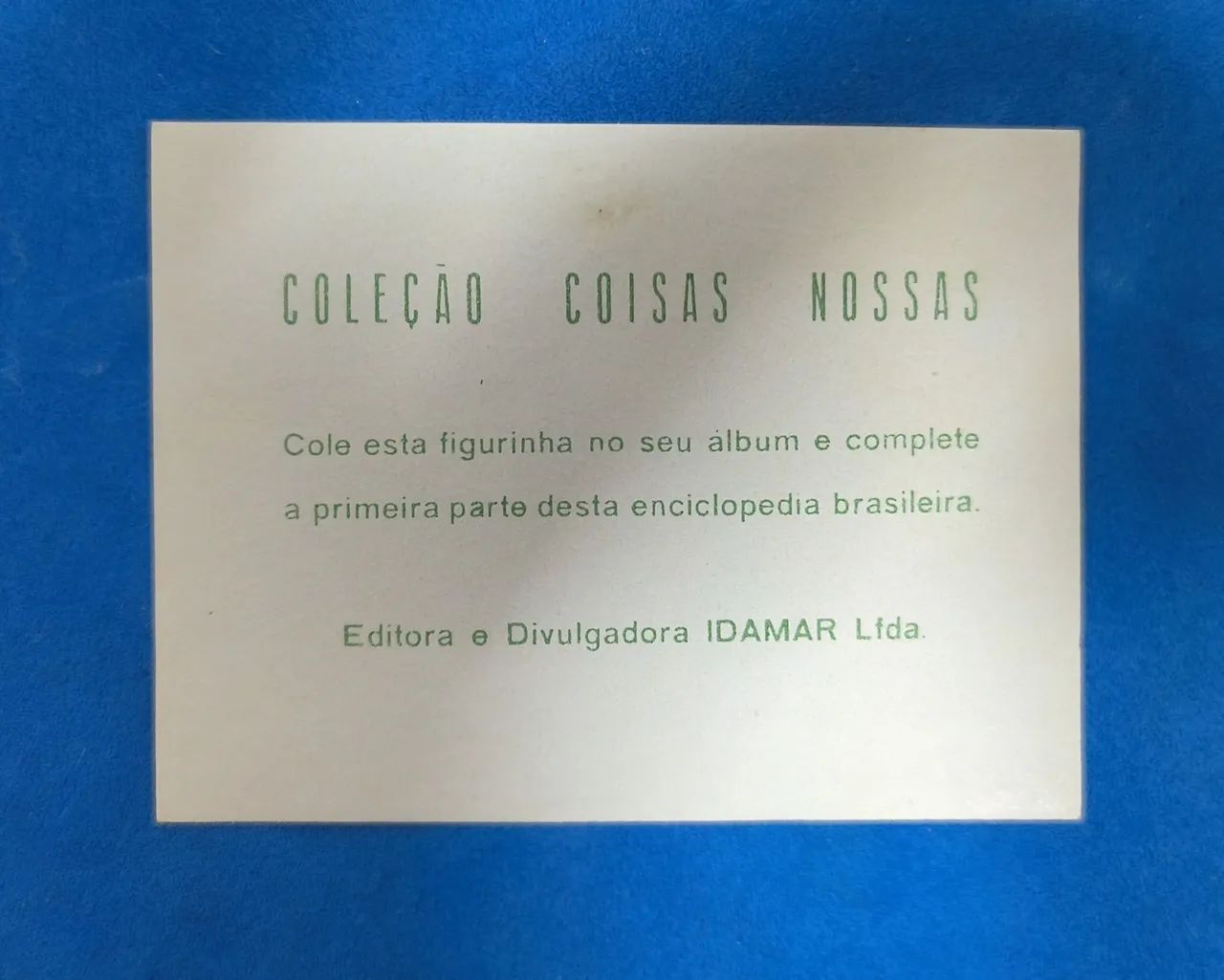 Pelé figurinha do Álbum Coisas Nossas 1963 usada - Foto 2