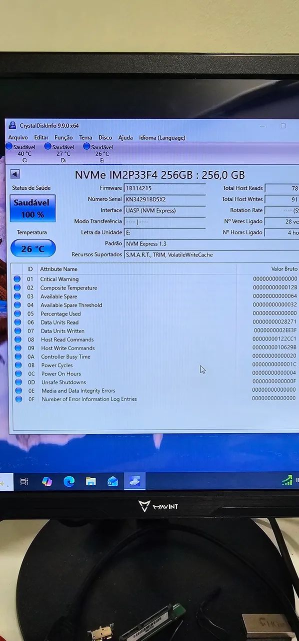 Ssd nmve m.2 256gb  - Foto 2